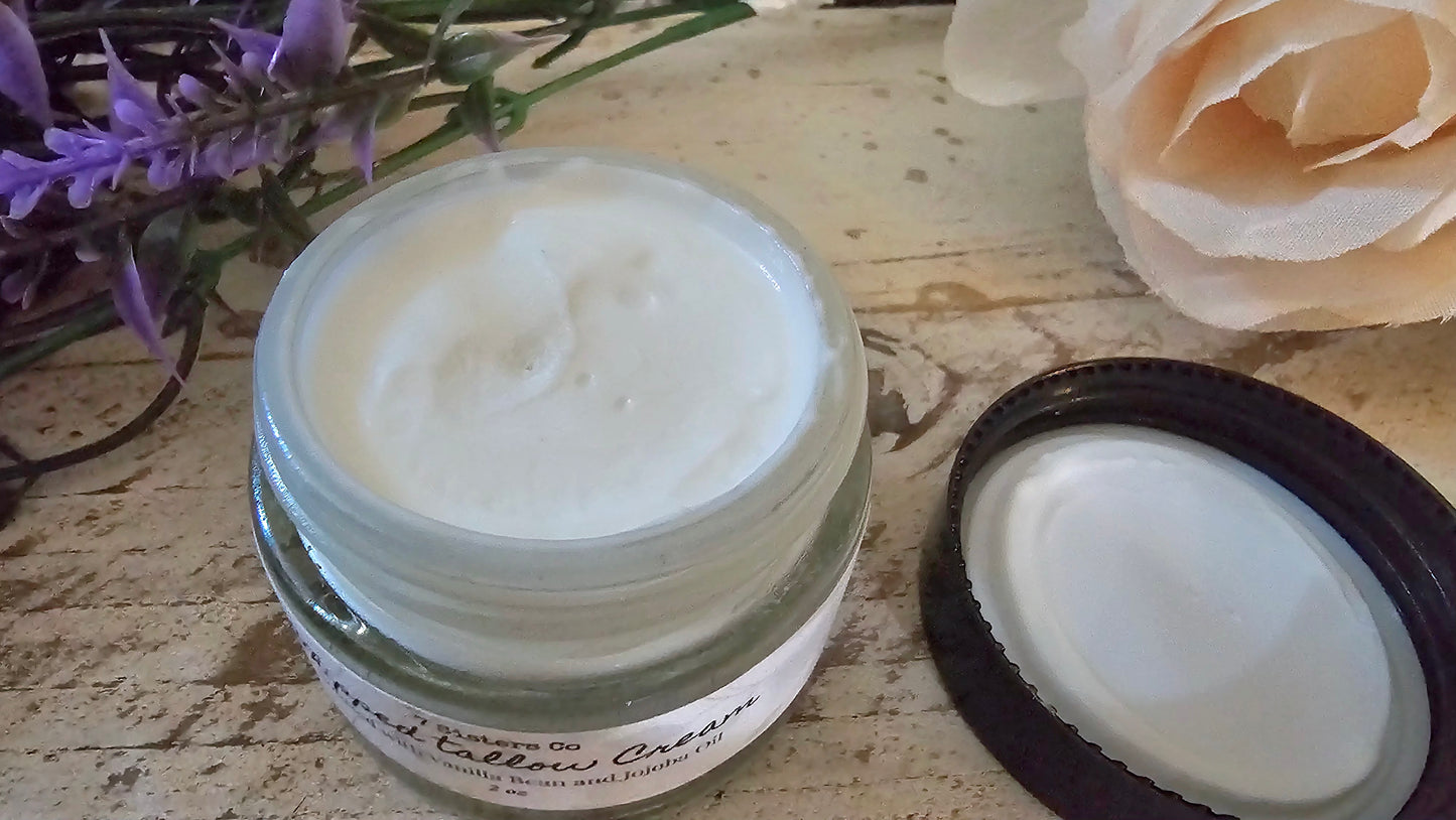 Vanilla Bean and Jojoba Oil| 🐮 Whipped Tallow Cream