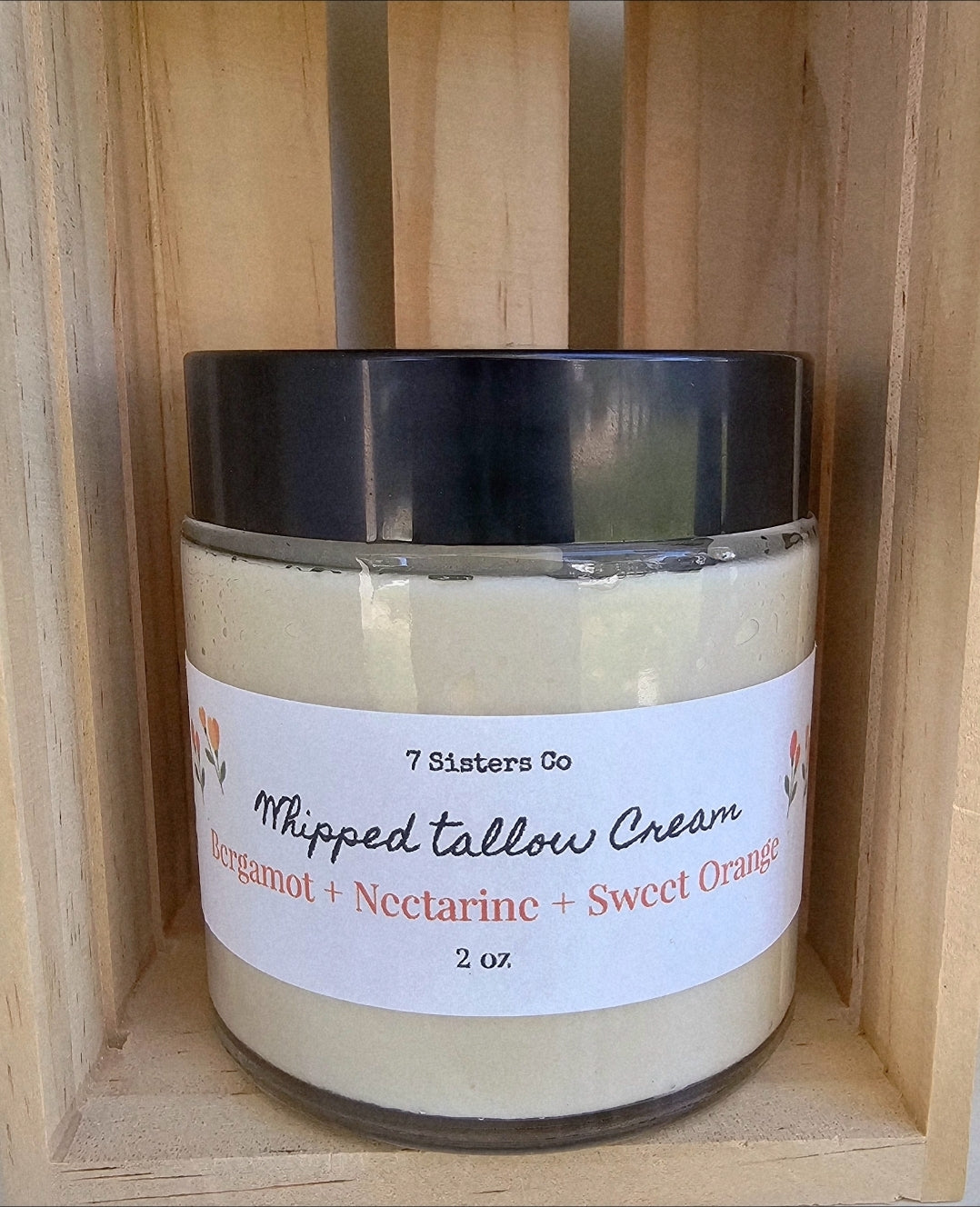 Bergamot + Nectarine w/ Sweet Orange 🍊 Whipped Tallow Cream