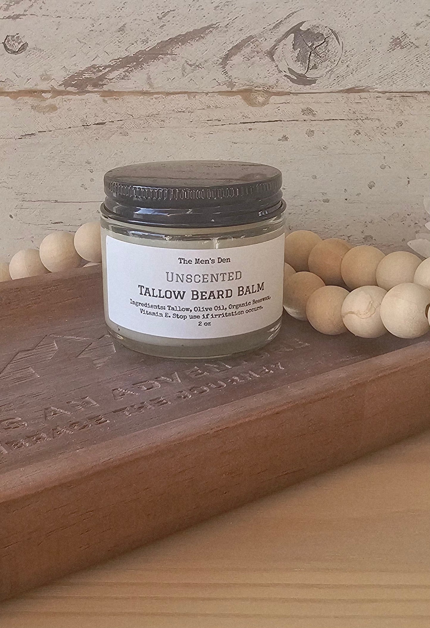 Tallow Beard Balm- Full Size 2oz