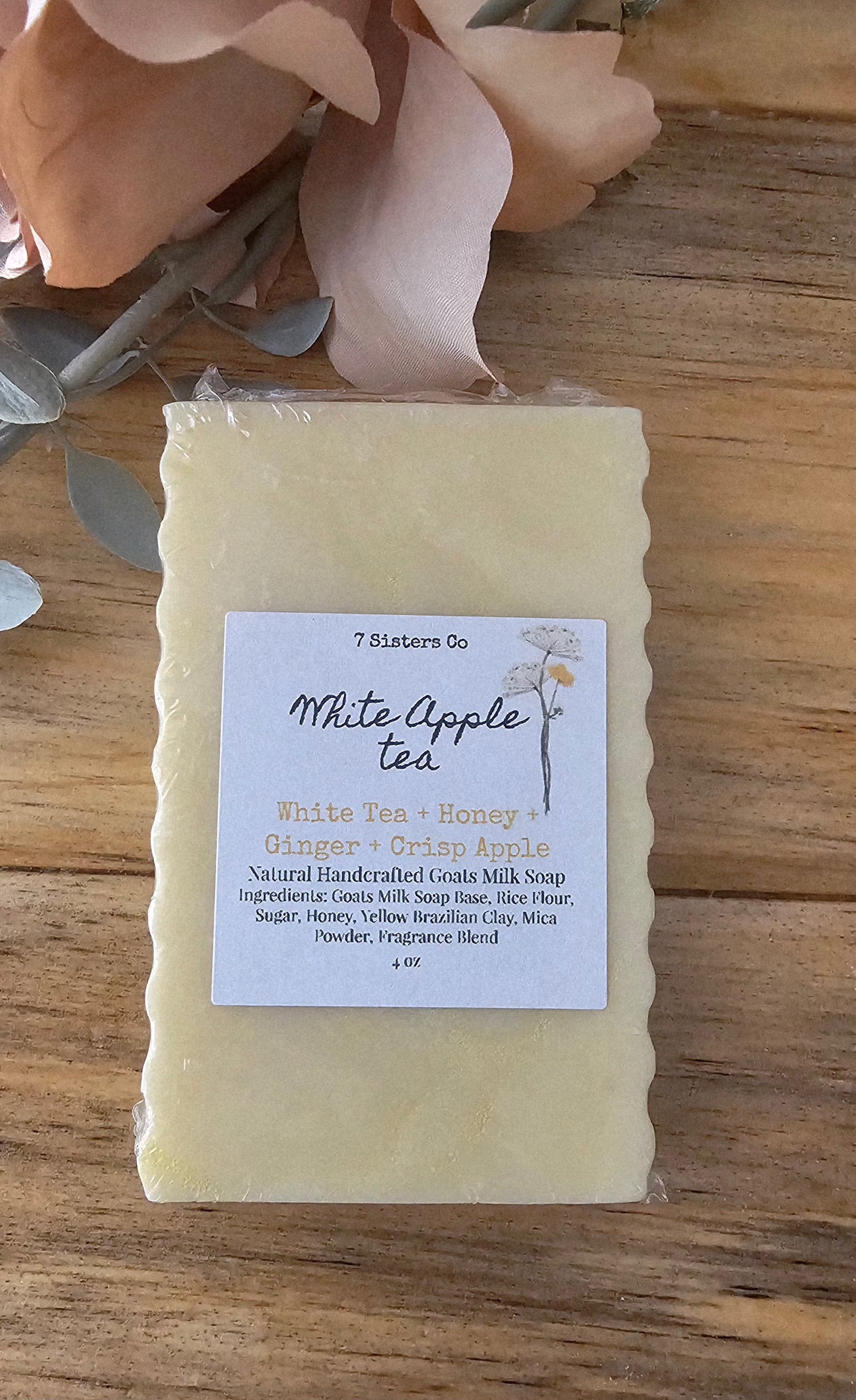 White Apple Tea Body Bar
