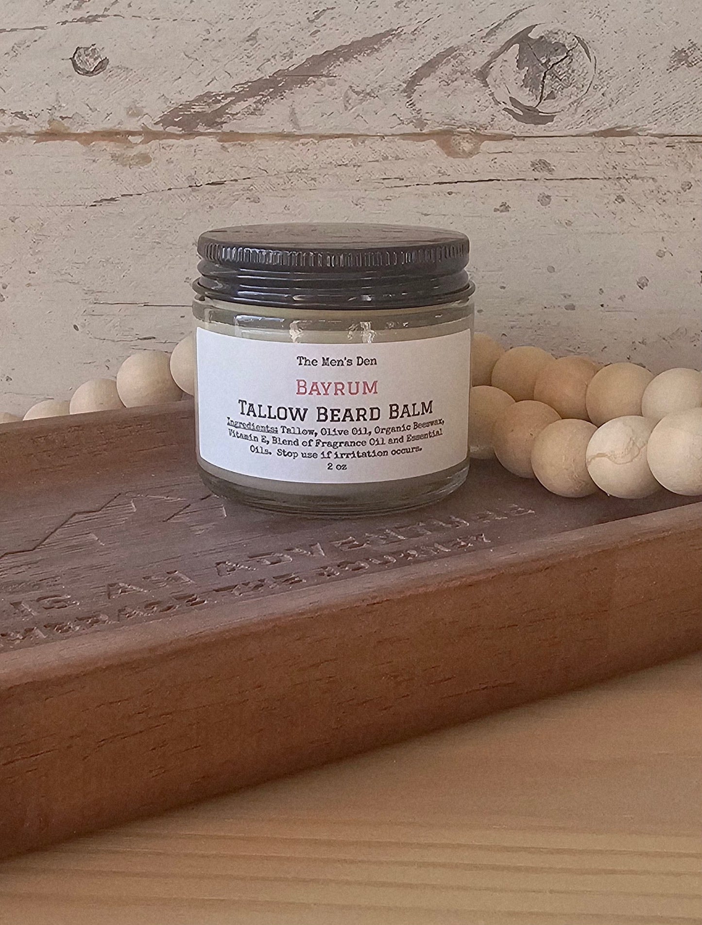 Tallow Beard Balm- Full Size 2oz