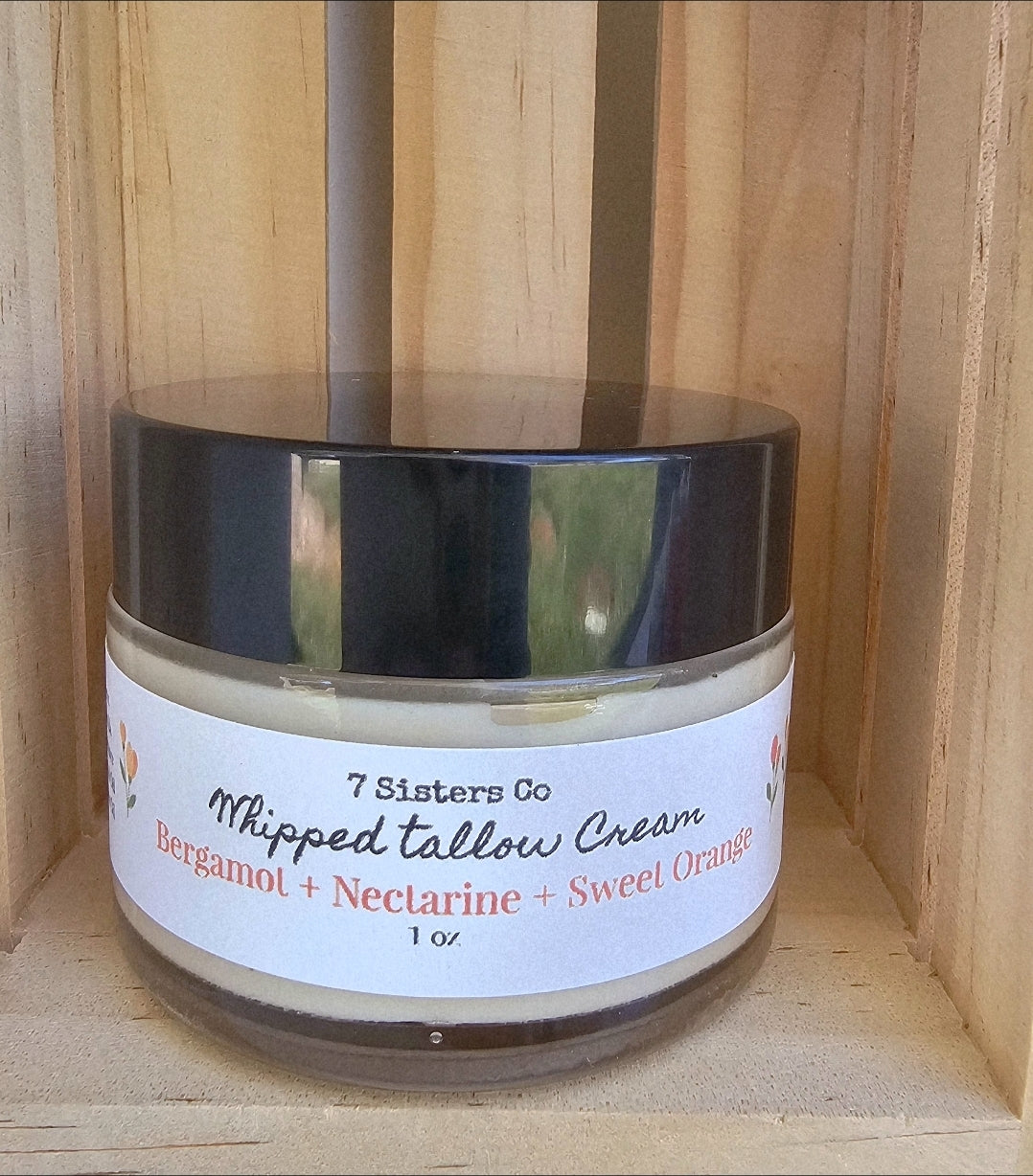 Bergamot + Nectarine w/ Sweet Orange 🍊 Whipped Tallow Cream
