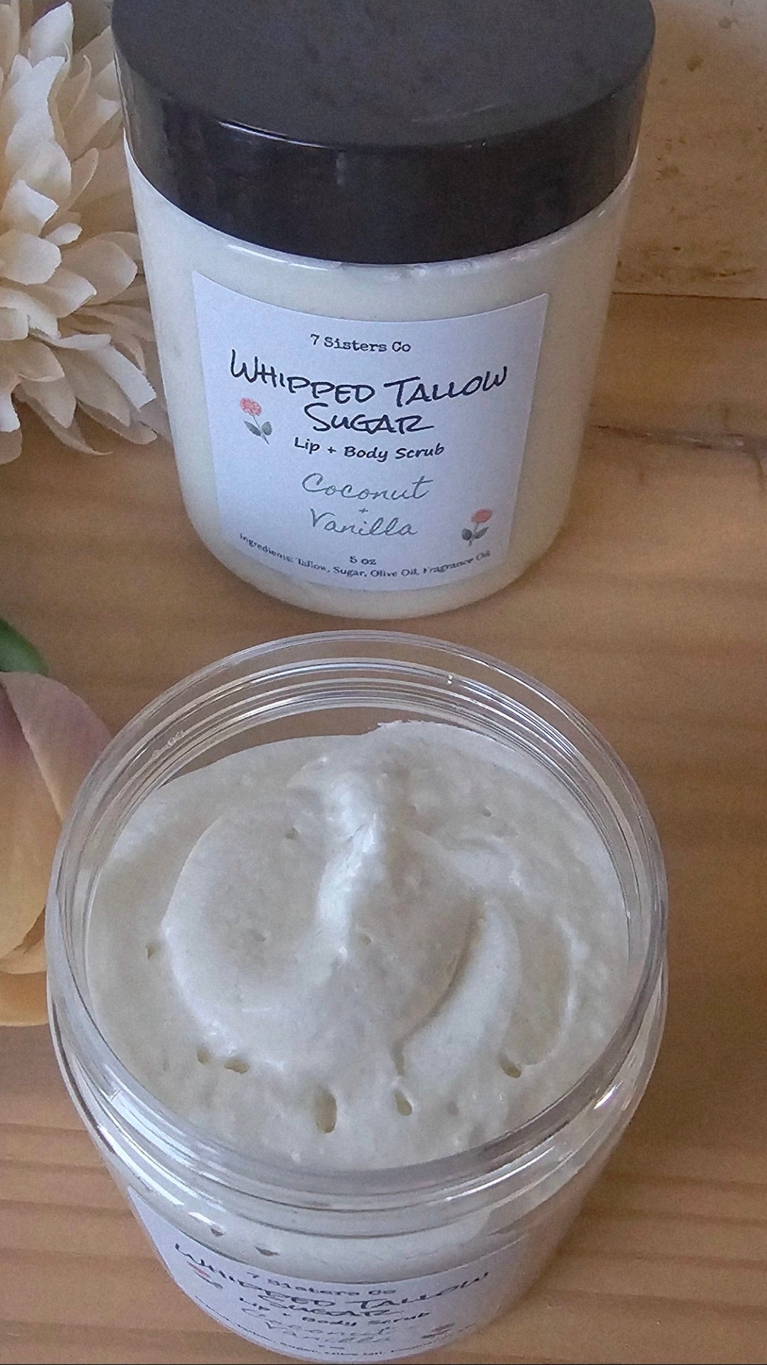 Tallow Sugar Lip and Body Scrub