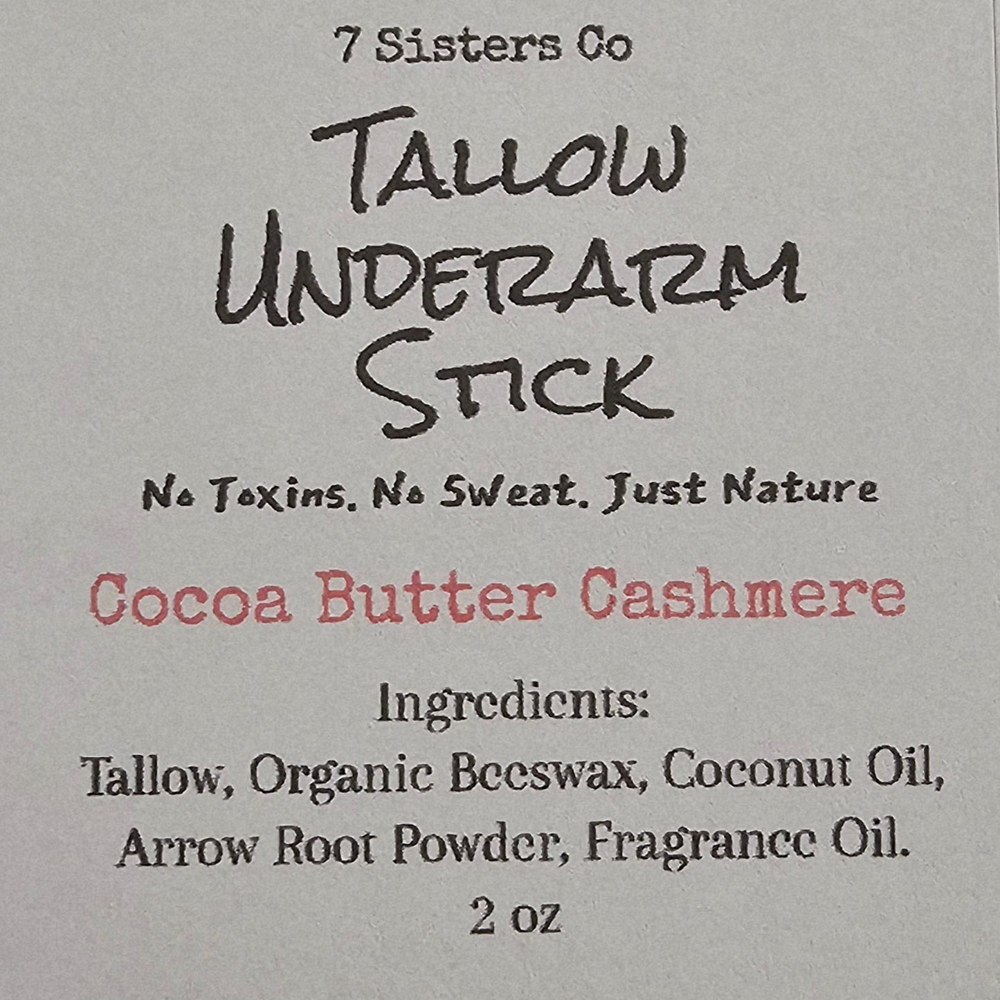 Tallow Underarm Stick 〰️