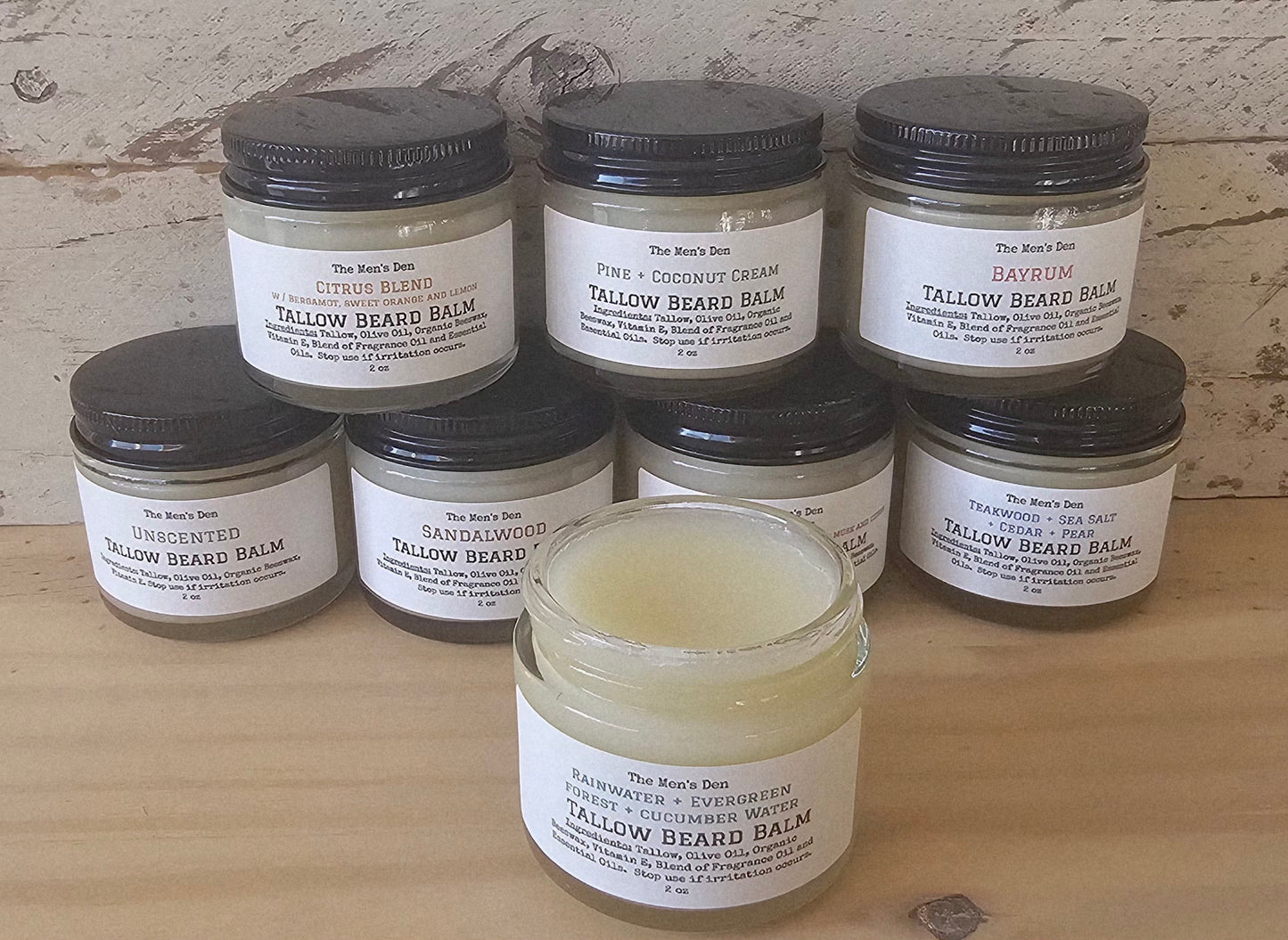 Tallow Beard Balm- Full Size 2oz