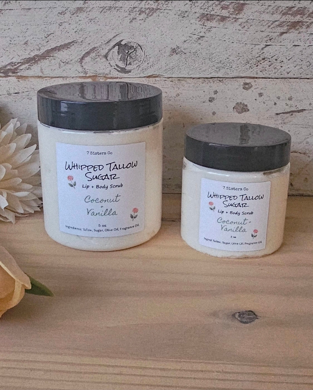 Tallow Sugar Lip and Body Scrub