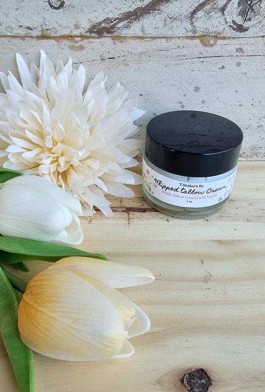 Vanilla| No Oils| Whipped Tallow Cream