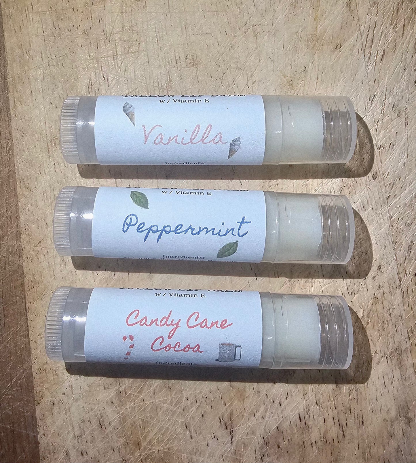 Tallow Lip Balm w/Vitamin E