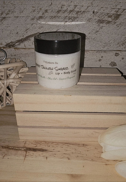 Tallow Sugar Body Scrub Coconut Vanilla