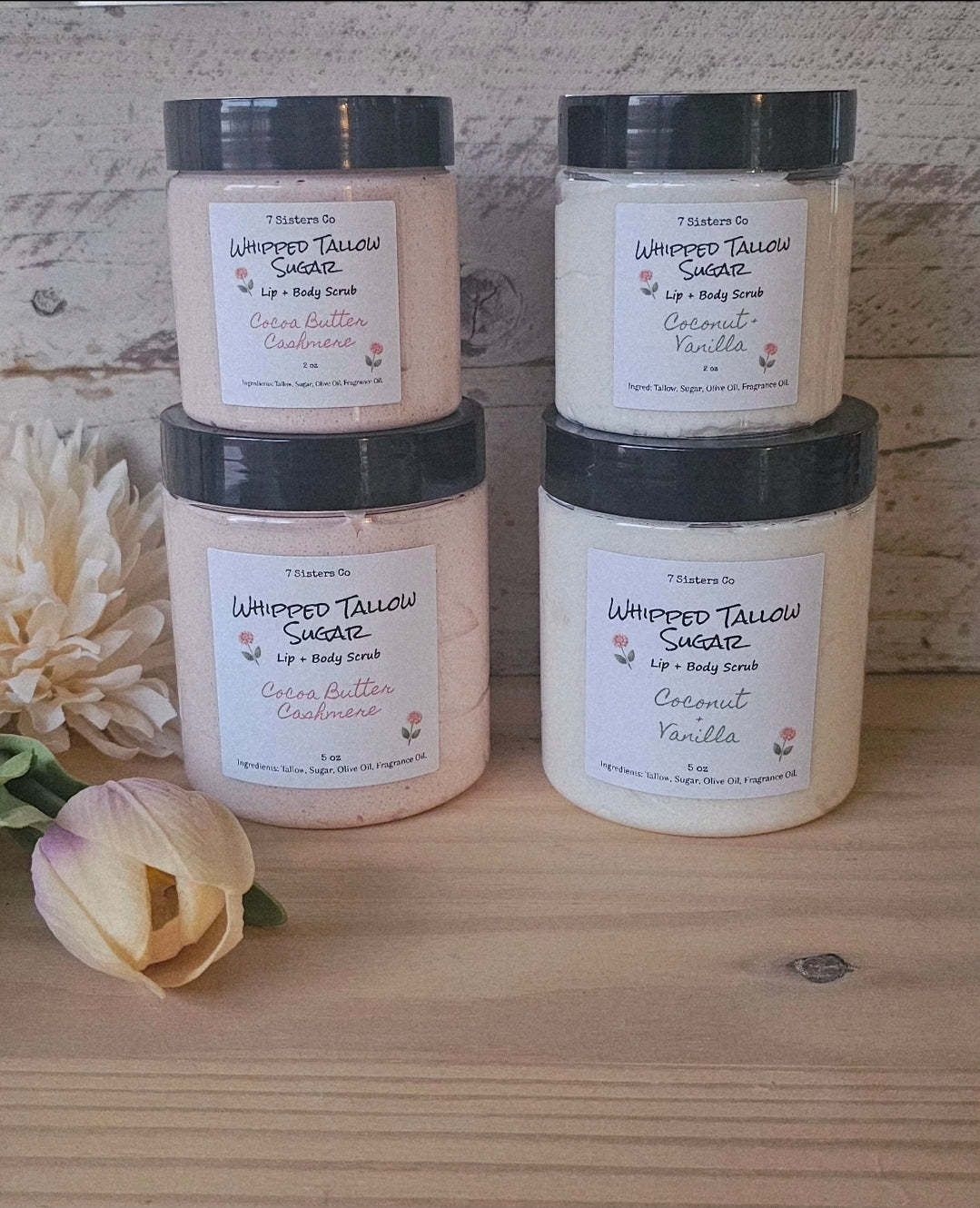 Tallow Sugar Lip and Body Scrub