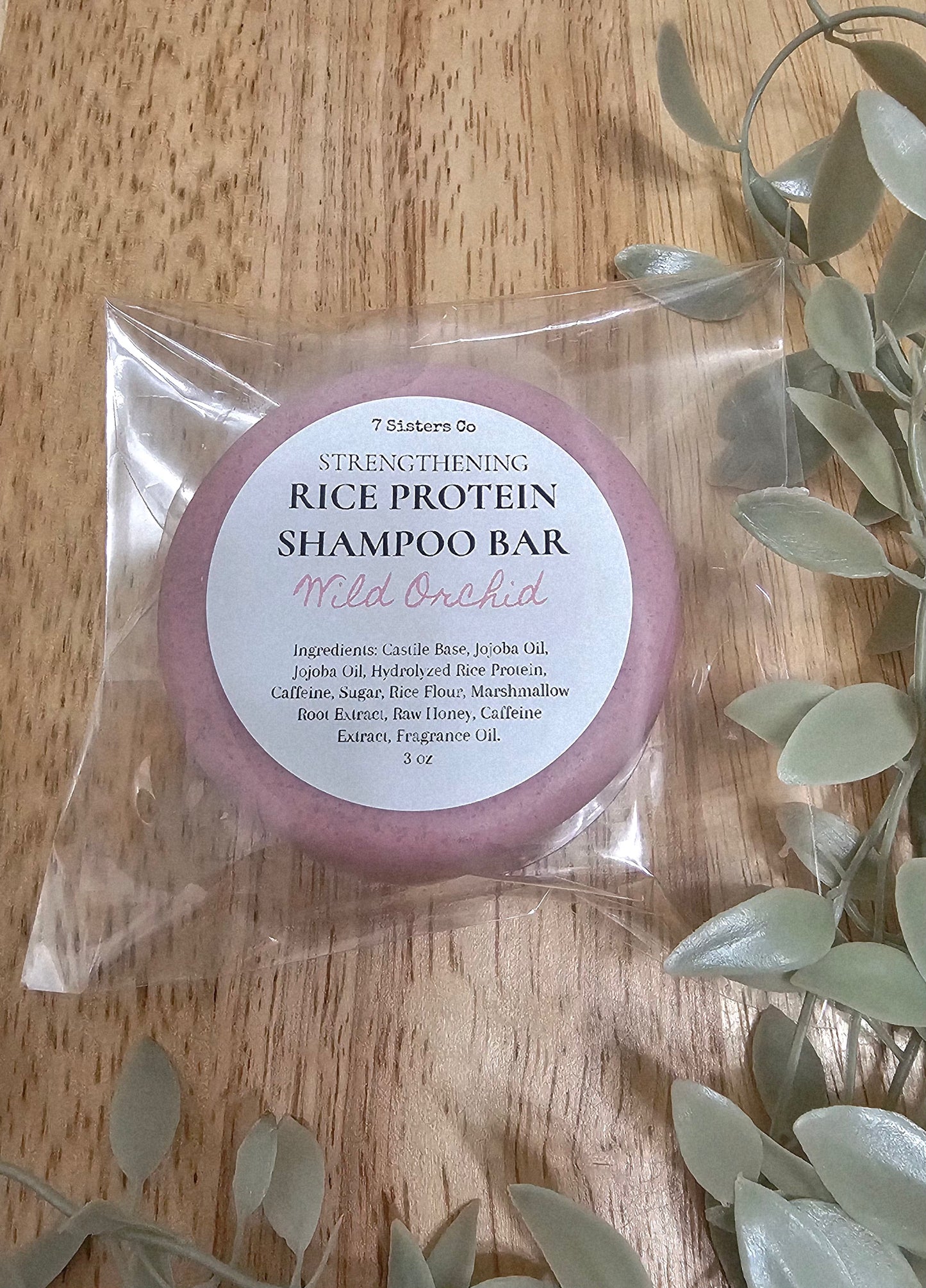 Rice Protein Shampoo Bar | Wild Orchid
