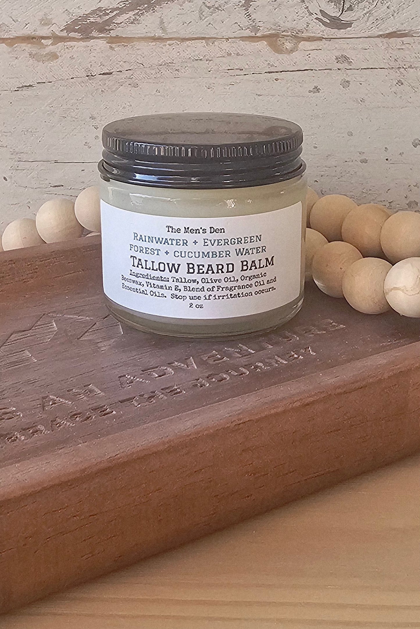 Tallow Beard Balm- Full Size 2oz