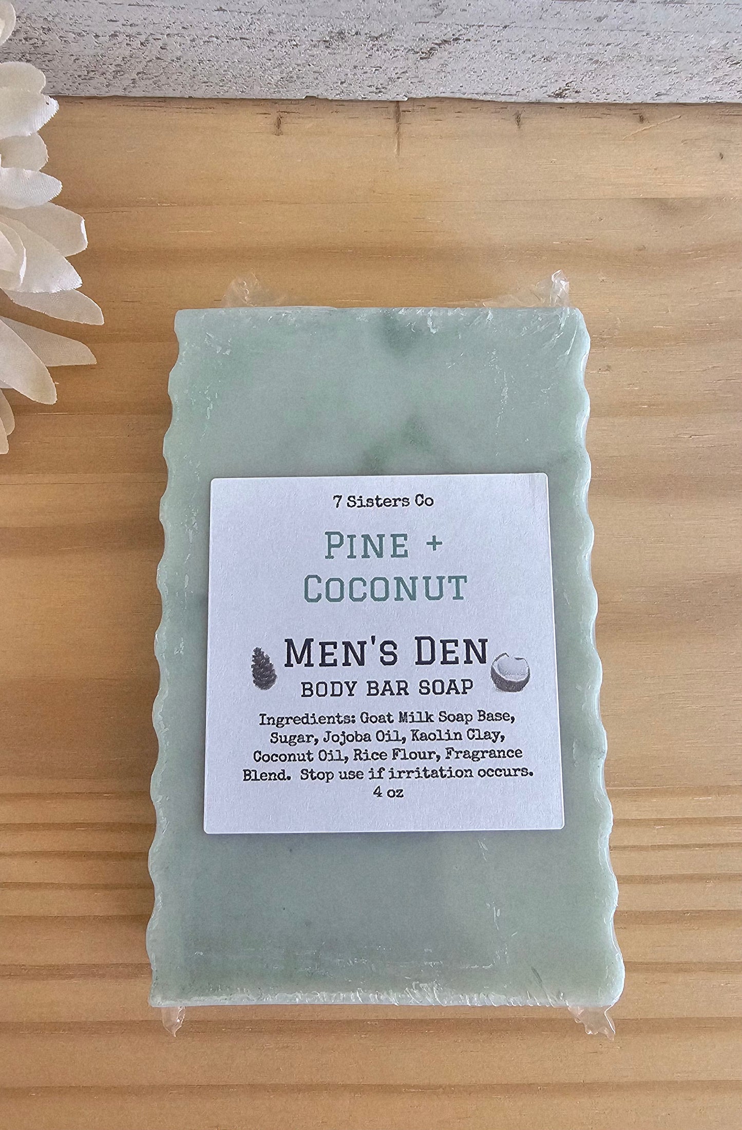 Men’s Den Body Bar | Pine and Coconut