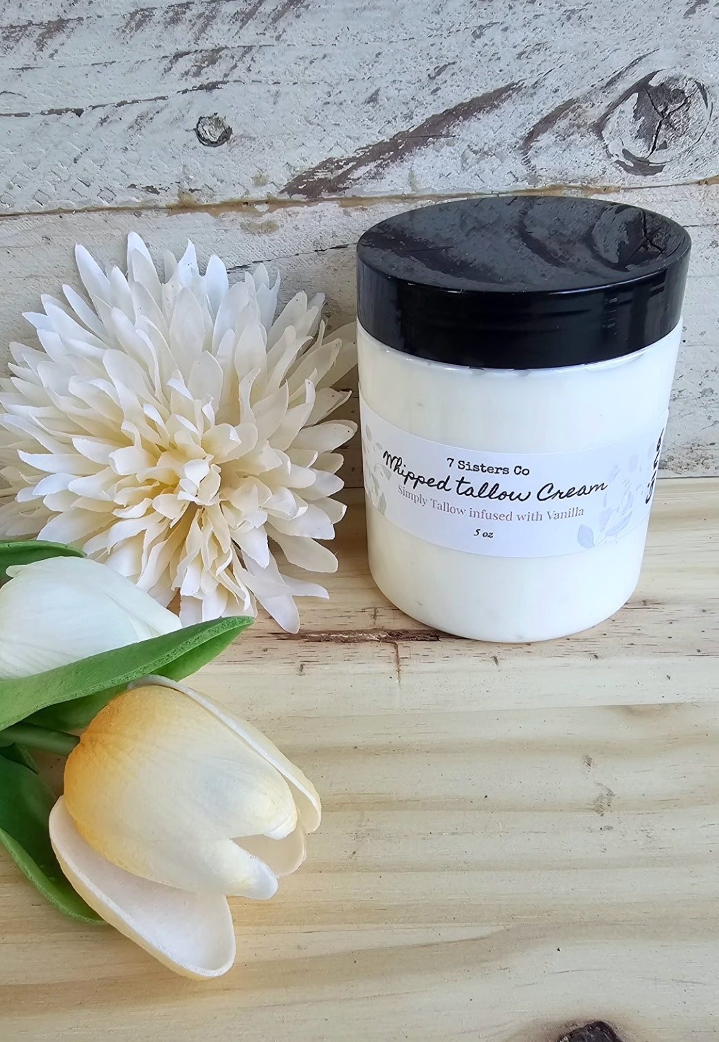 Vanilla| No Oils| Whipped Tallow Cream