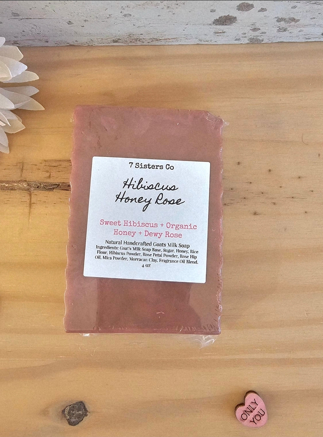 Hibiscus Honey Rose Body Bar