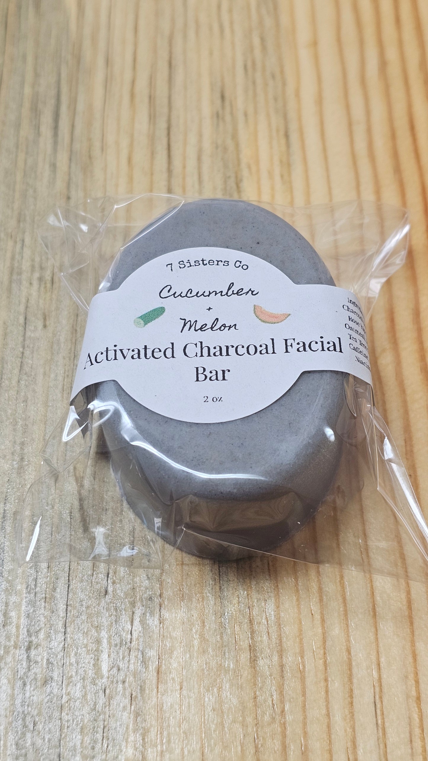 Activated Charcoal Facial Bar 2oz