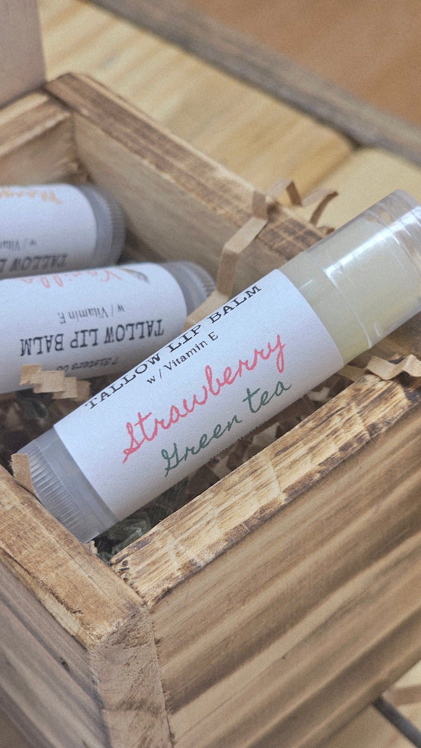 Tallow Lip Balm w/Vitamin E