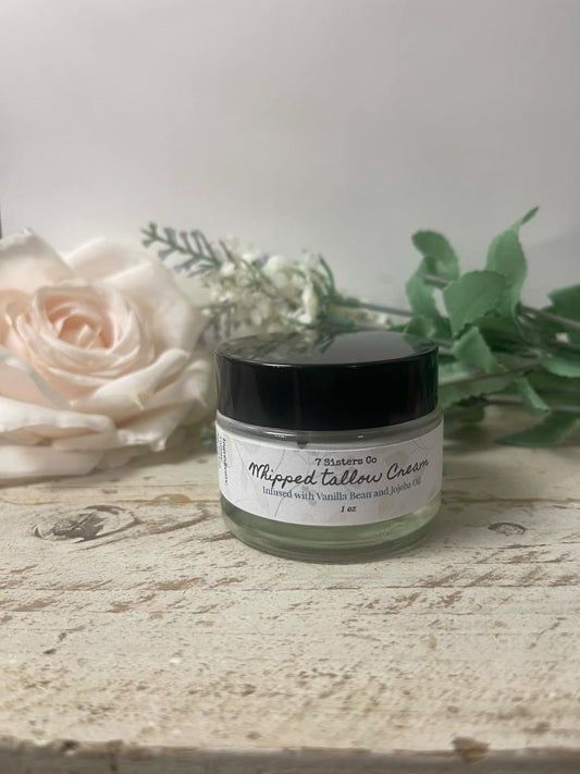 Whipped Tallow Cream|Vanilla Bean and Jojoba Oil| 1 oz.🐮