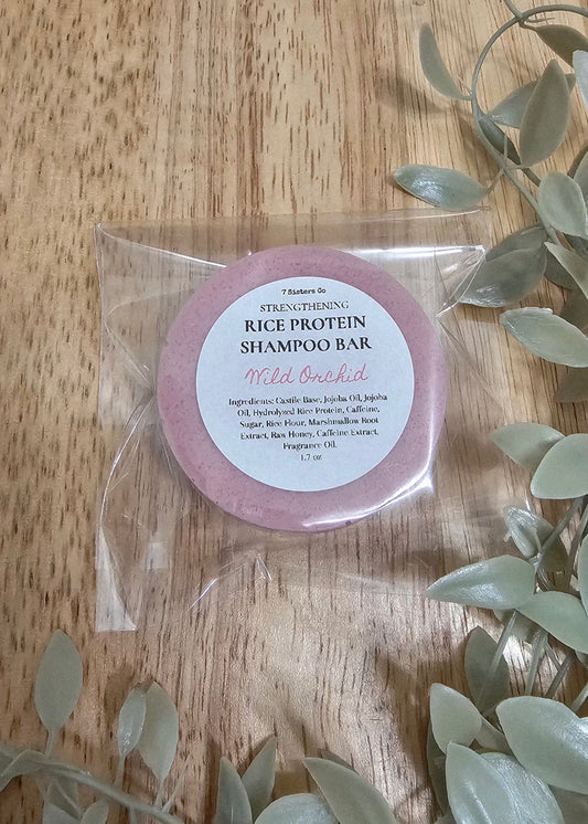 Rice Protein Shampoo Bar | Wild Orchid