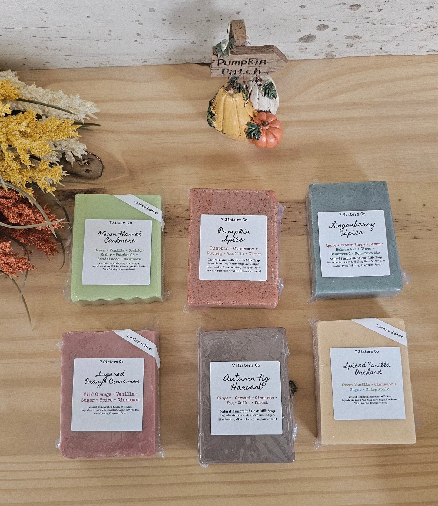 Fall Travel Body Bar Box Set of 6