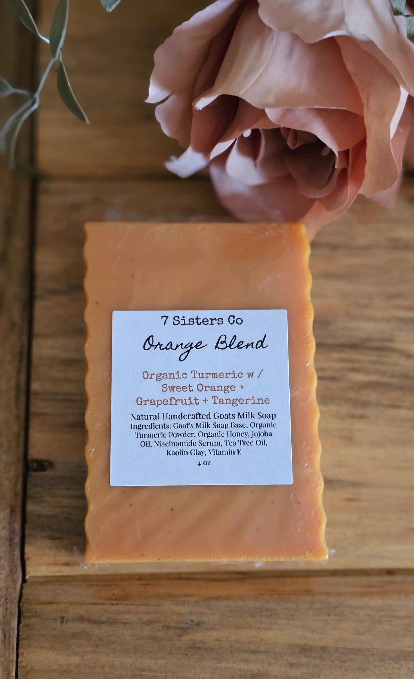 Turmeric Orange Blend Body Bar
