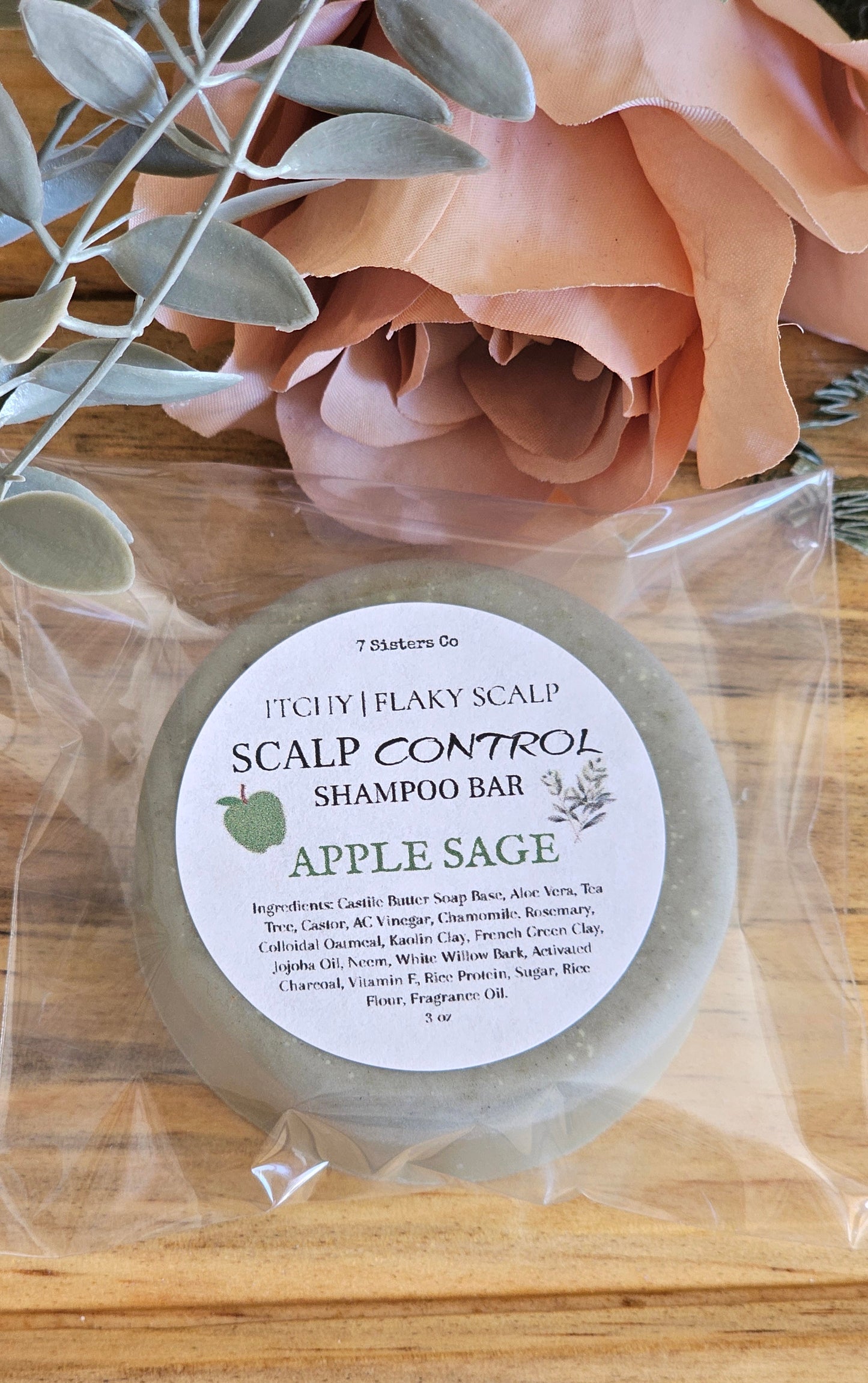 Scalp Control Shampoo Bar Apple Sage