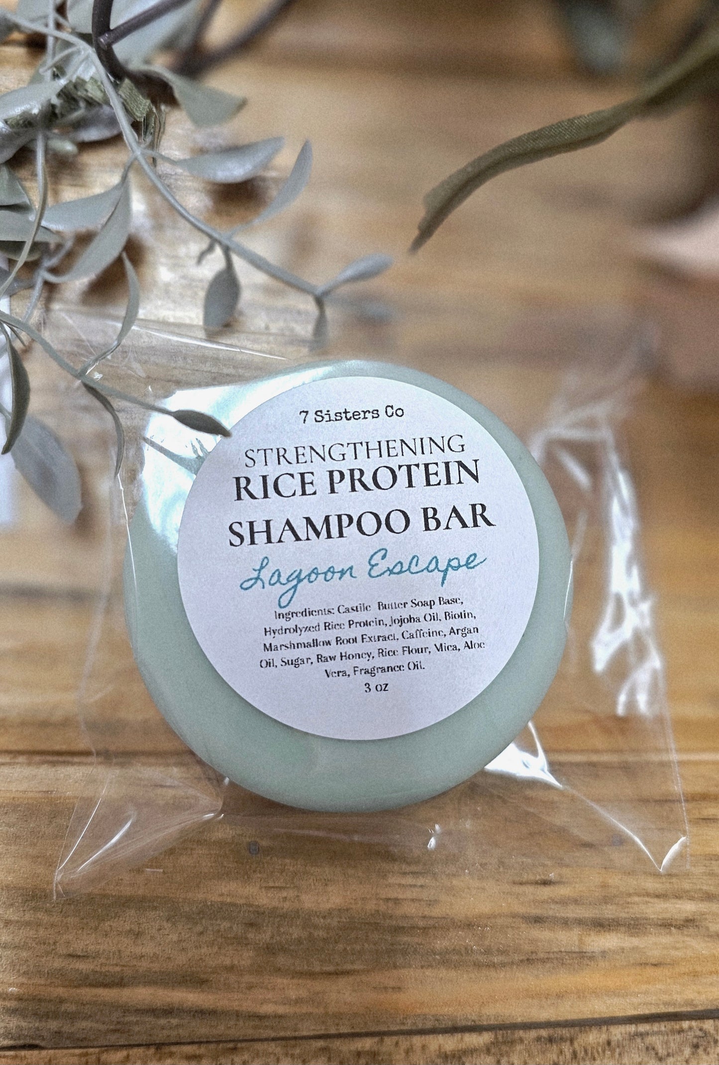 Rice Protein Shampoo Bar Lagoon Escape