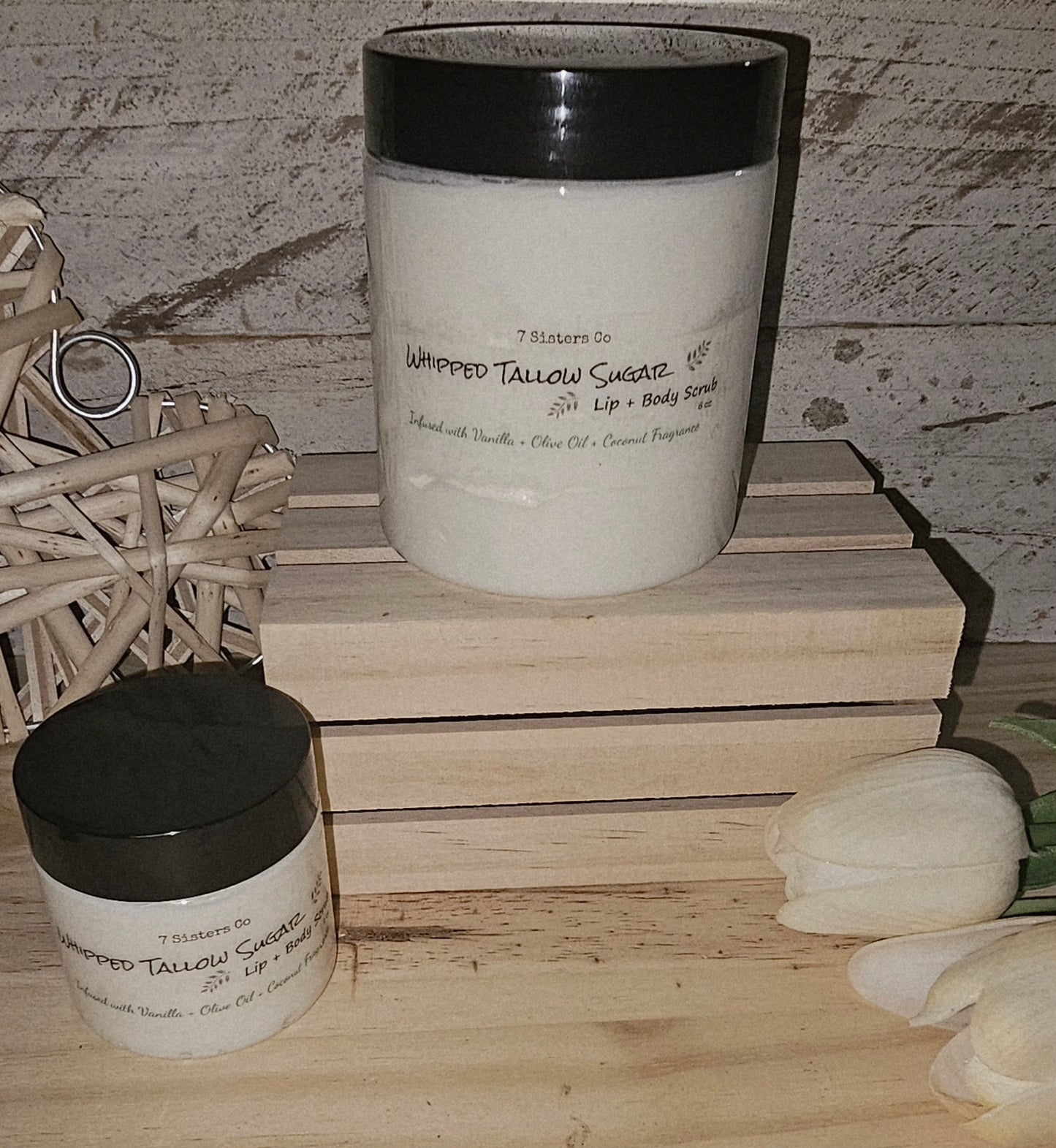 Whipped Tallow Sugar Lip and Body Scrub