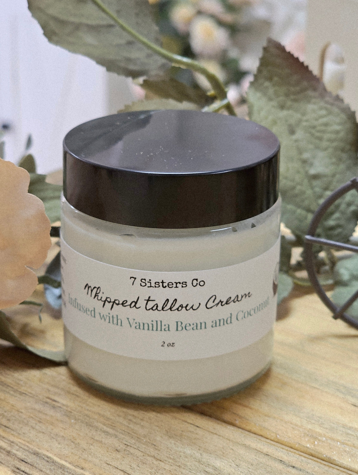 Coconut Vanilla Whipped Tallow Cream