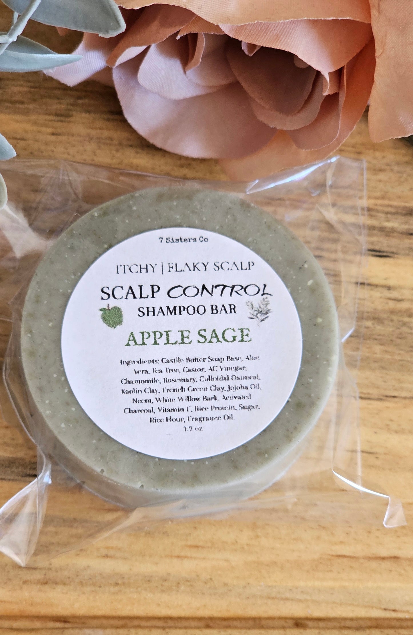 Scalp Control Shampoo Bar Apple Sage