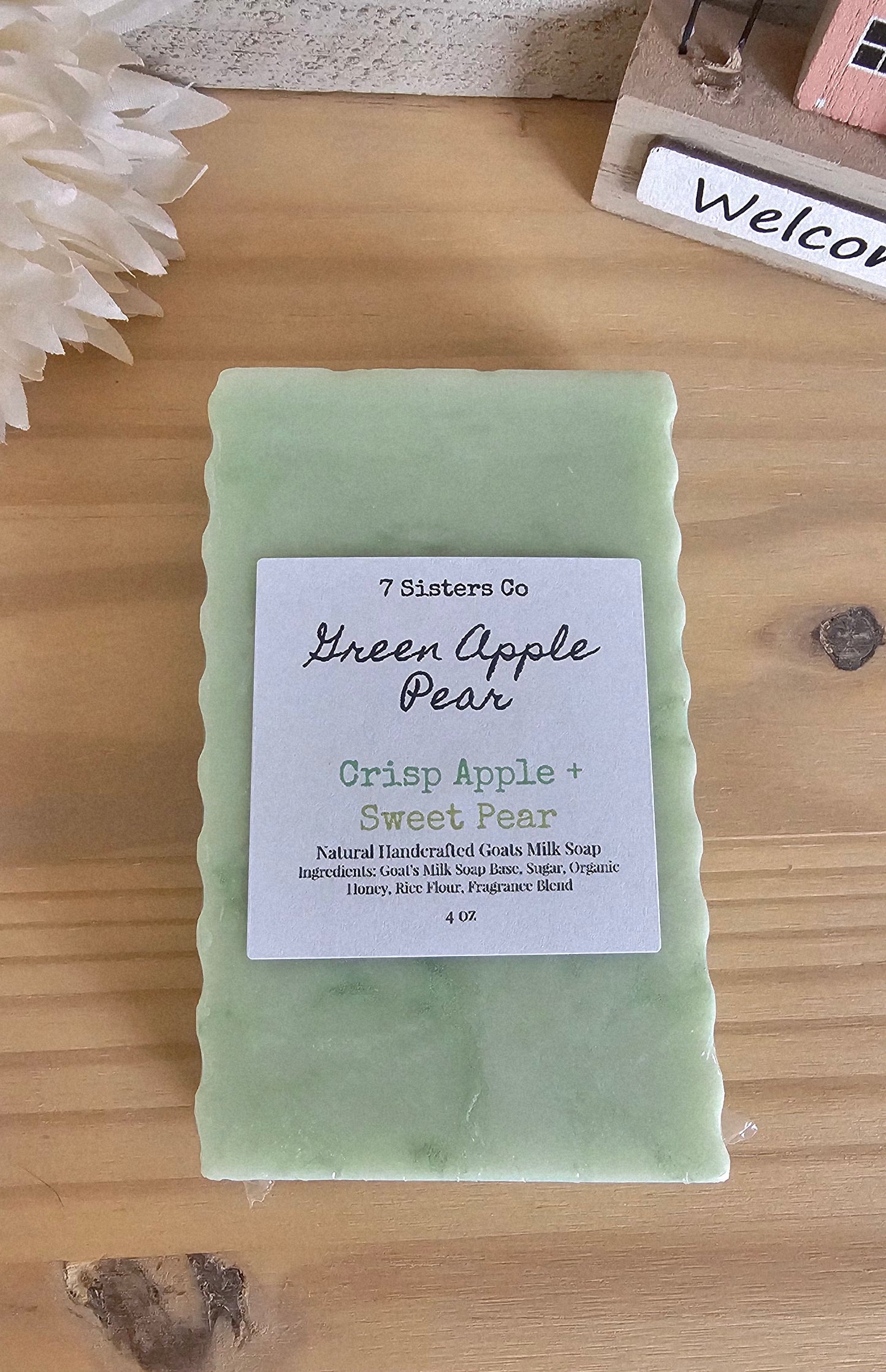 Green Apple Pear Body Bar