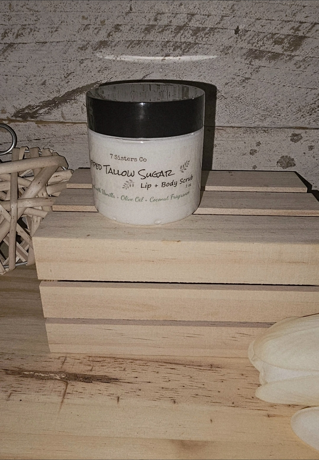 Whipped Tallow Sugar Lip and Body Scrub