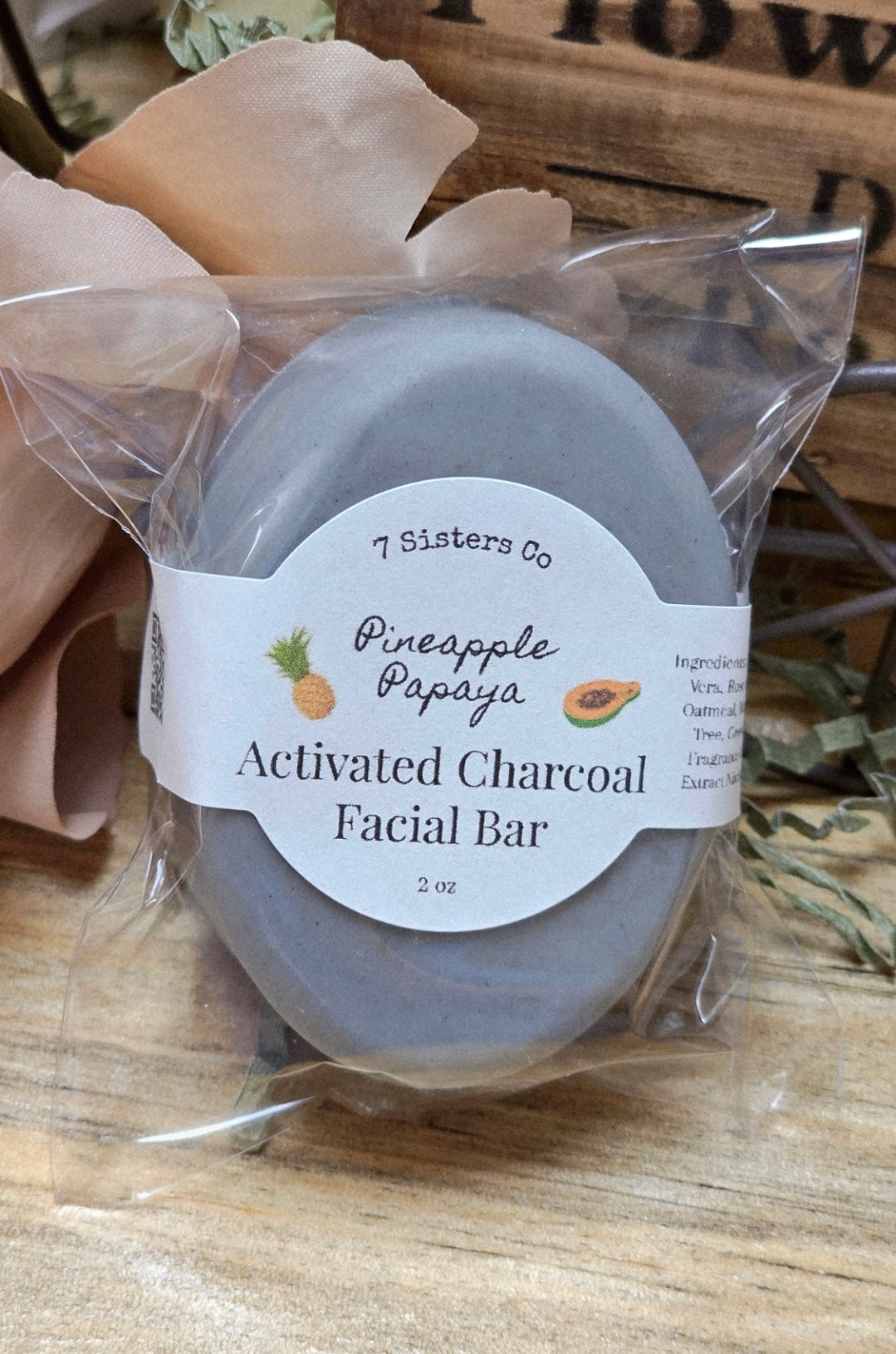 Activated Charcoal Facial Bar 2oz