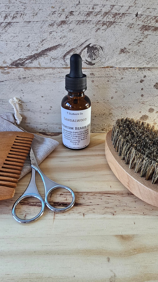 Premium Beard Oil- 1 oz