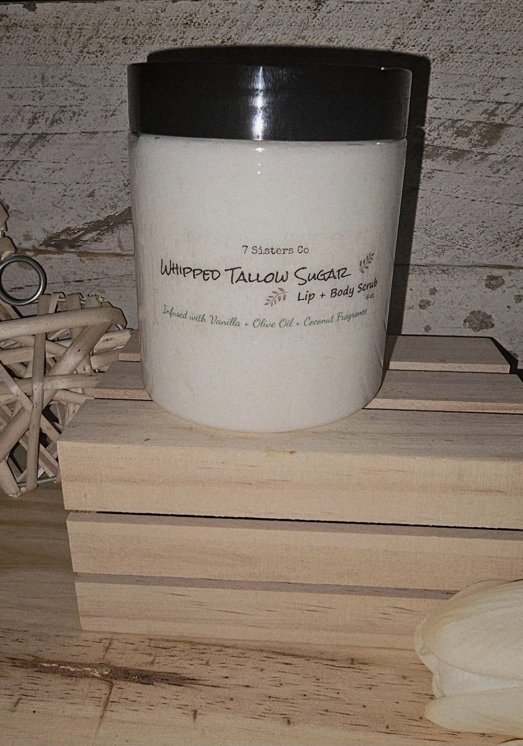 Whipped Tallow Sugar Lip and Body Scrub