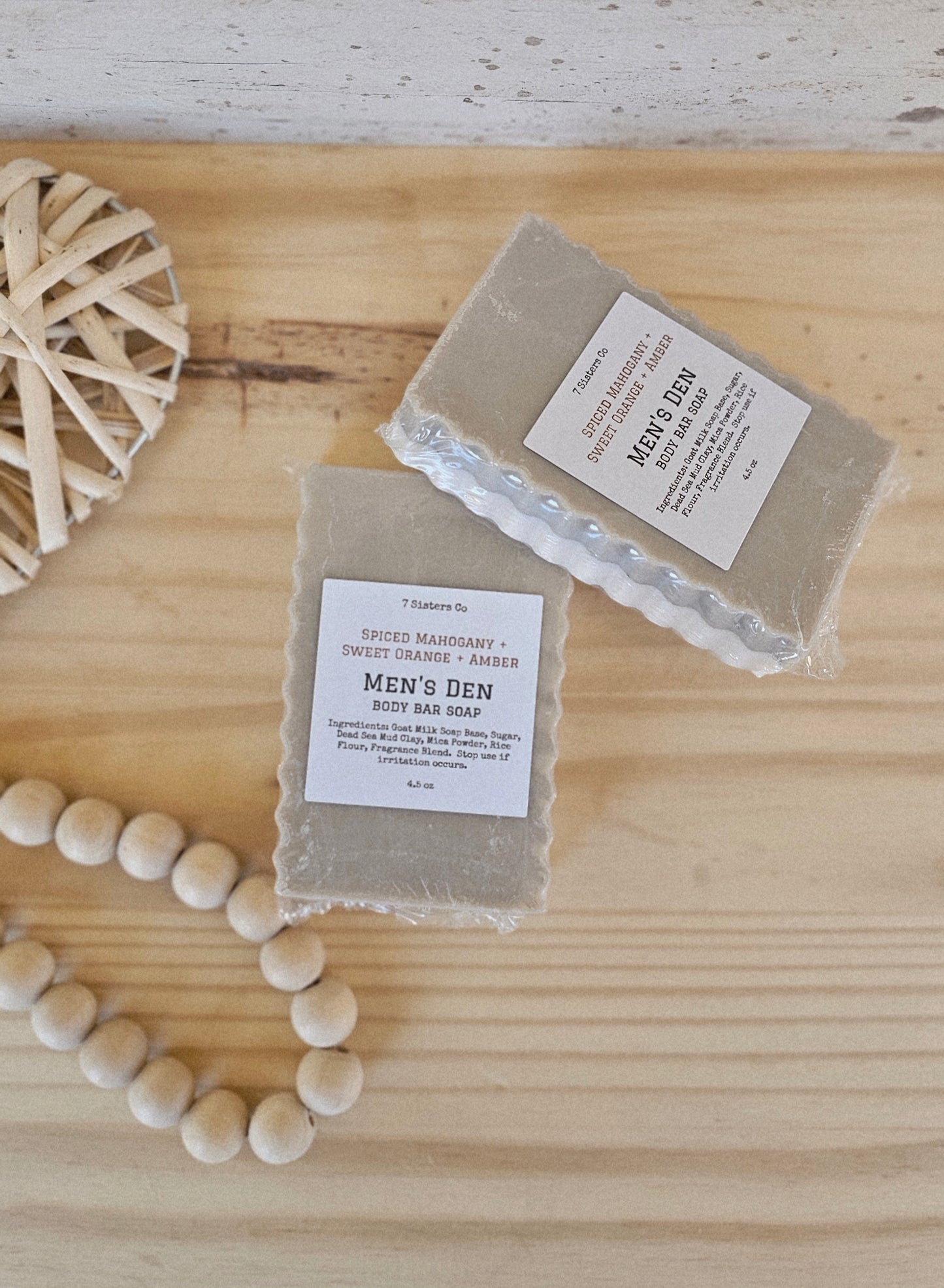 Men's Den Body Bar| Mahogany